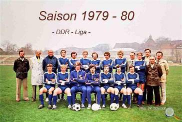 Das Team der Saison 1979/80 in der DDR-Liga (Foto: Wolfgang Schmidt)