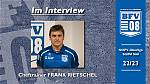 Cheftrainer Frank Rietschel im Interview