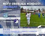 17. Spieltag (NHS) NOFV Oberliga Nordost